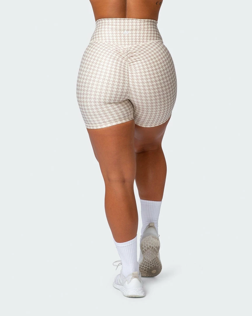 Muscle Nation Everyday Scrunch Bike Shorts - Houndstooth Print 30% EOFY SALE 8 Muscle Nation Everyday Scrunch Bike Shorts - Houndstooth Print 30% EOFY SALE