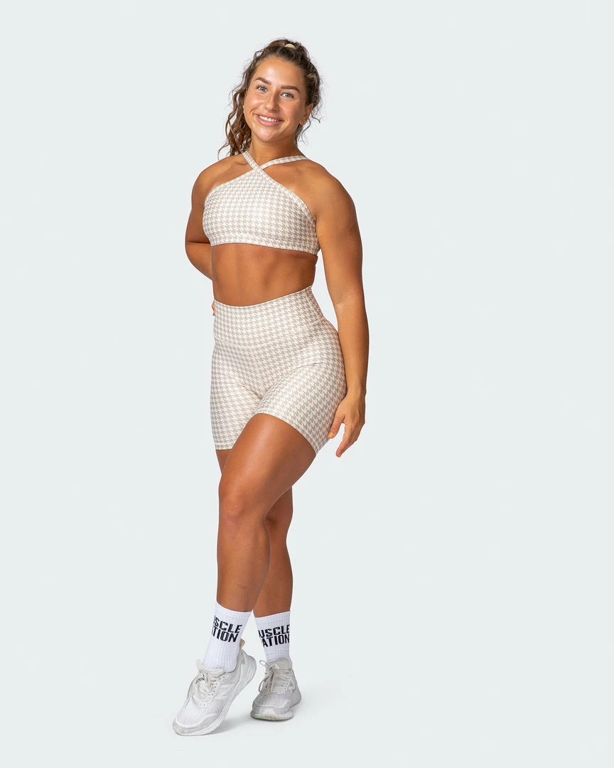 Muscle Nation Everyday Scrunch Bike Shorts - Houndstooth Print 30% EOFY SALE 9 Muscle Nation Everyday Scrunch Bike Shorts - Houndstooth Print 30% EOFY SALE