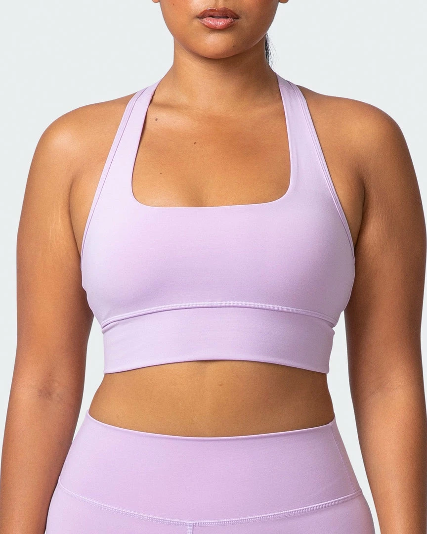 Muscle Nation Butter Extend Bra - Lavender Fog 4 Muscle Nation Butter Extend Bra - Lavender Fog