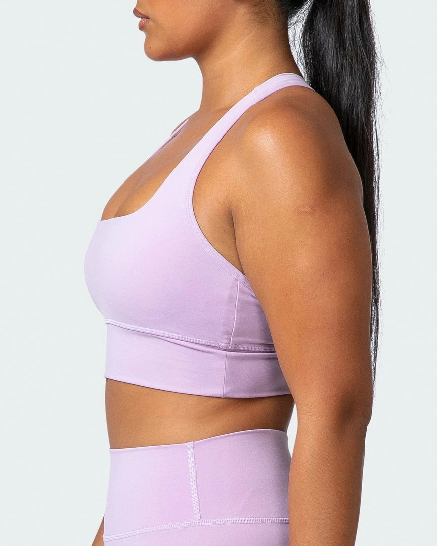 Muscle Nation Butter Extend Bra - Lavender Fog 6 Muscle Nation Butter Extend Bra - Lavender Fog
