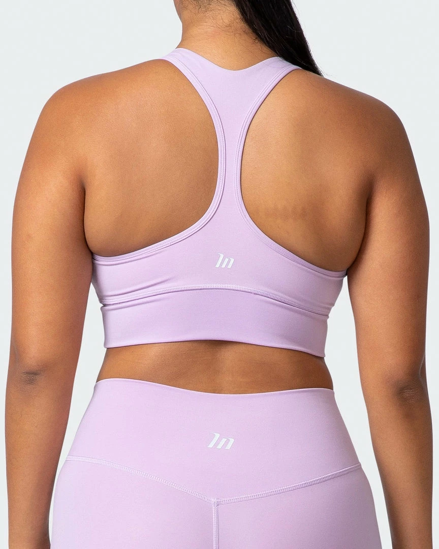 Muscle Nation Butter Extend Bra - Lavender Fog 8 Muscle Nation Butter Extend Bra - Lavender Fog