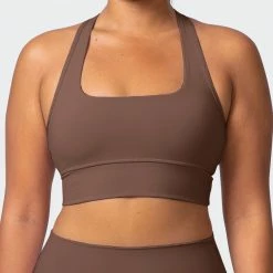 Muscle Nation Extend Bra - Mocha Butter