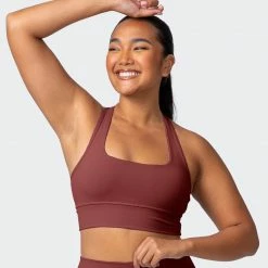 Muscle Nation Extend Bra - Rhubarb Butter