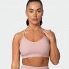 Muscle Nation Free Throw Bralette - Fawn
