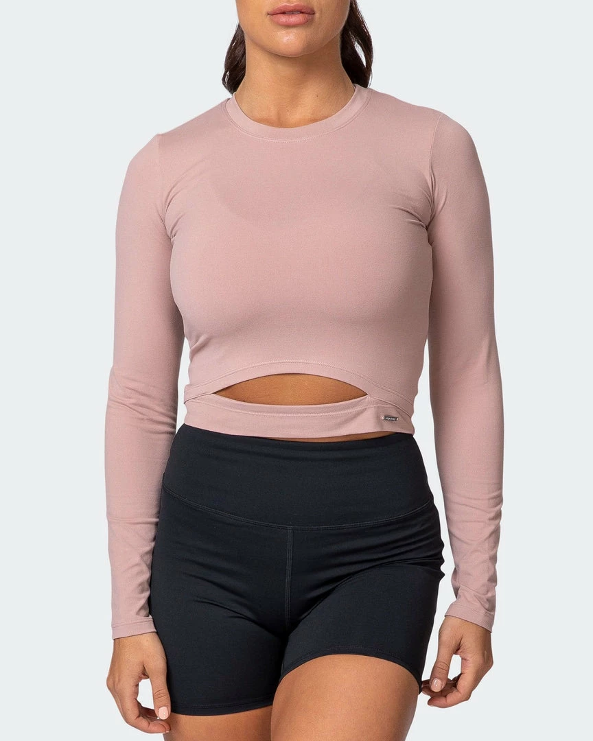 Muscle Nation Half Time Long Sleeve - Fawn Womens 4 Muscle Nation Half Time Long Sleeve - Fawn Womens