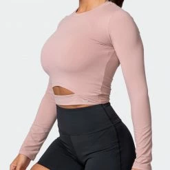 Muscle Nation Half Time Long Sleeve - Fawn Womens 12 Muscle Nation Half Time Long Sleeve - Fawn Womens