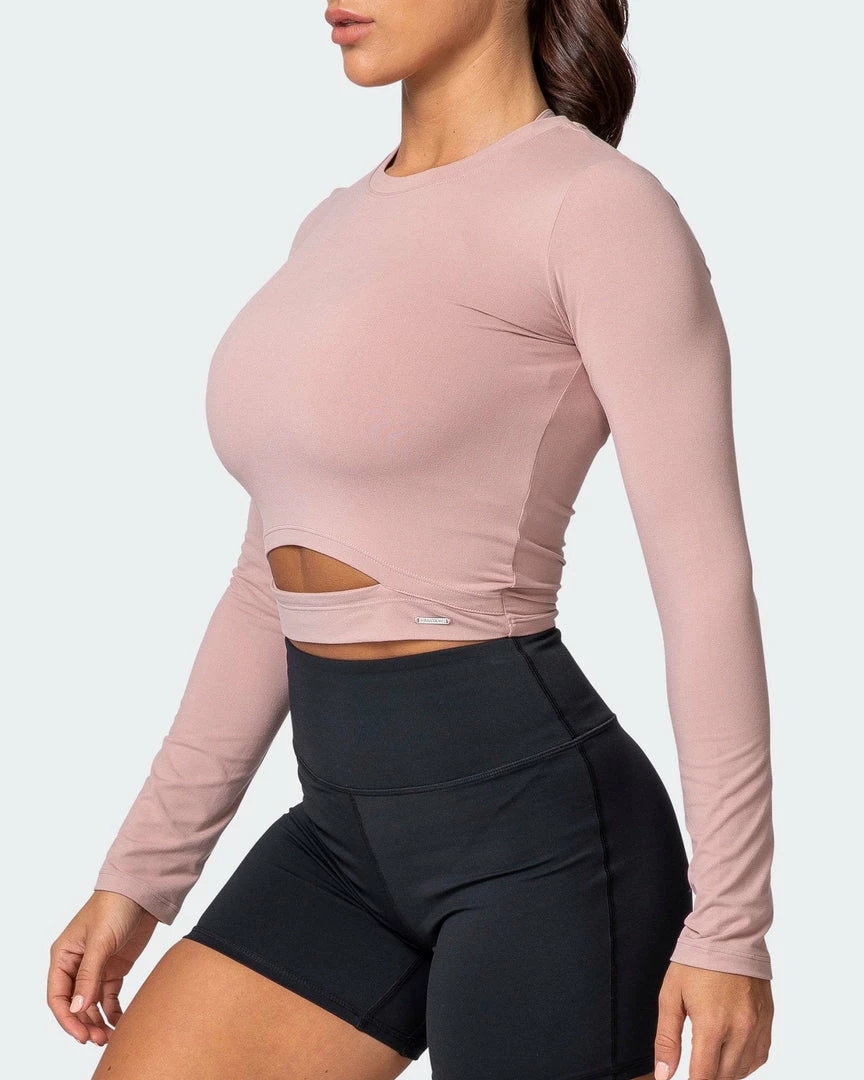 Muscle Nation Half Time Long Sleeve - Fawn Womens 5 Muscle Nation Half Time Long Sleeve - Fawn Womens