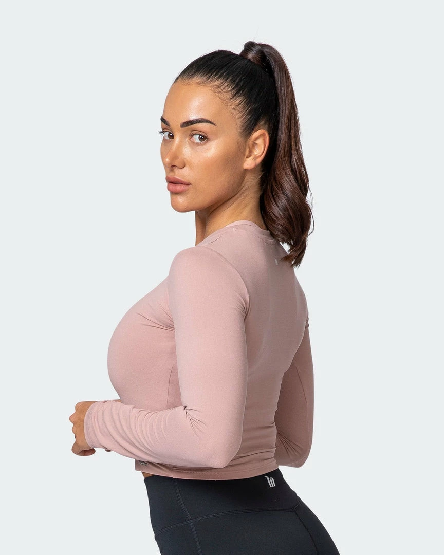 Muscle Nation Half Time Long Sleeve - Fawn Womens 6 Muscle Nation Half Time Long Sleeve - Fawn Womens