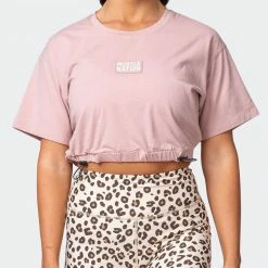 Muscle Nation Point Guard Tee - Fawn Womens