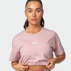 Muscle Nation Point Guard Tee - Fawn Womens