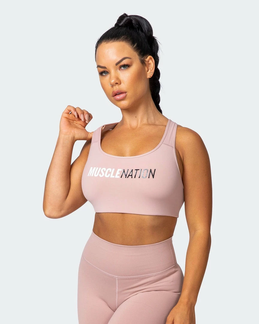 Muscle Nation Womens Strike Bra - Fawn 3 Muscle Nation Womens Strike Bra - Fawn