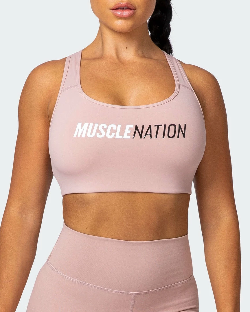 Muscle Nation Womens Strike Bra - Fawn 4 Muscle Nation Womens Strike Bra - Fawn