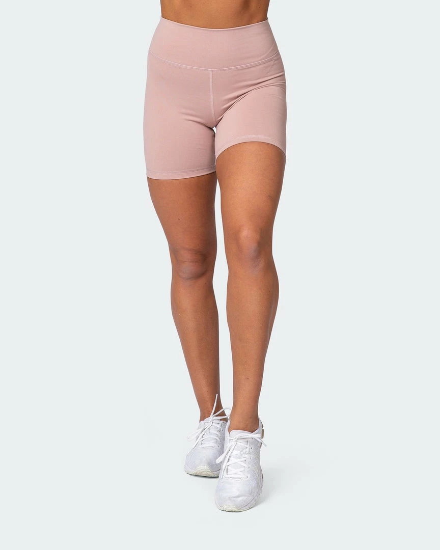 Muscle Nation Prize Fighter Bike Shorts - Fawn W/ White & Wine Womens 6 Muscle Nation Prize Fighter Bike Shorts - Fawn W/ White & Wine Womens