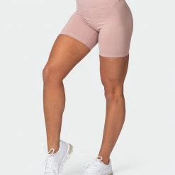 Muscle Nation Prize Fighter Bike Shorts - Fawn W/ White & Wine Womens 16 Muscle Nation Prize Fighter Bike Shorts - Fawn W/ White & Wine Womens