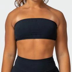 Muscle Nation Flair Bandeau - Black 30% EOFY SALE