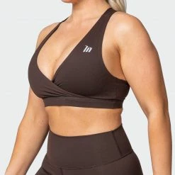 Muscle Nation Force Bra - Chocolate Featured