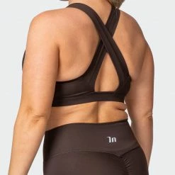 Muscle Nation Force Bra - Chocolate Featured