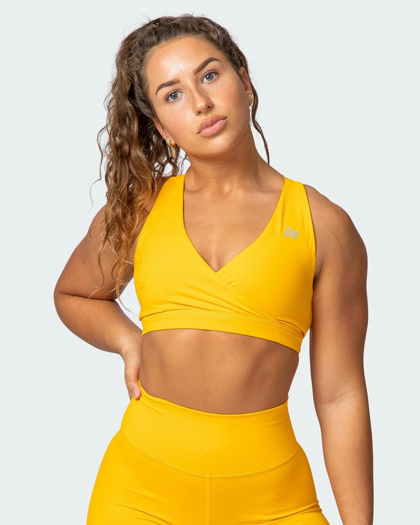 Muscle Nation Force Bra - Golden 3 Muscle Nation Force Bra - Golden