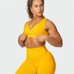 Muscle Nation Force Bra - Golden 17 Muscle Nation Force Bra - Golden