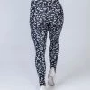 Muscle Nation Signature Full Length Scrunch Leggings - Black Leopard Scrunch Bum 2 Muscle Nation Signature Full Length Scrunch Leggings - Black Leopard Scrunch Bum