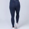 Muscle Nation Signature Full Length Scrunch Leggings - Navy Blue