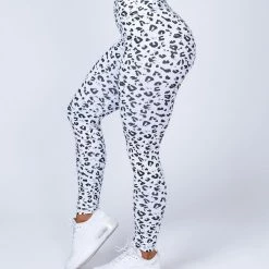 Muscle Nation Scrunch Bum Signature Full Length Scrunch Leggings - Snow Leopard 13 Muscle Nation Scrunch Bum Signature Full Length Scrunch Leggings - Snow Leopard