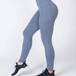 Muscle Nation Full Length Pocket Leggings - Stone
