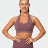 Muscle Nation Halter Bra - Dusk Womens 2 Muscle Nation Halter Bra - Dusk Womens