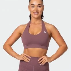 Muscle Nation Halter Bra - Dusk Womens