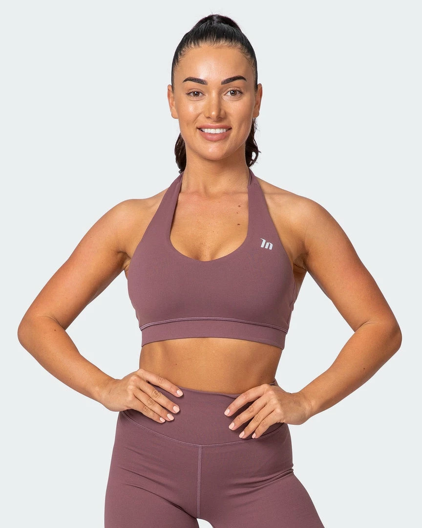 Muscle Nation Halter Bra - Dusk Womens 3 Muscle Nation Halter Bra - Dusk Womens
