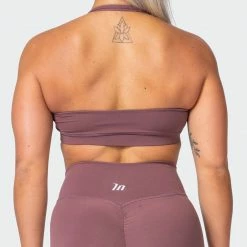 Muscle Nation Halter Bra - Dusk Womens 18 Muscle Nation Halter Bra - Dusk Womens