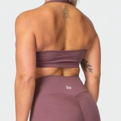 Muscle Nation Halter Bra - Dusk Womens 19 Muscle Nation Halter Bra - Dusk Womens