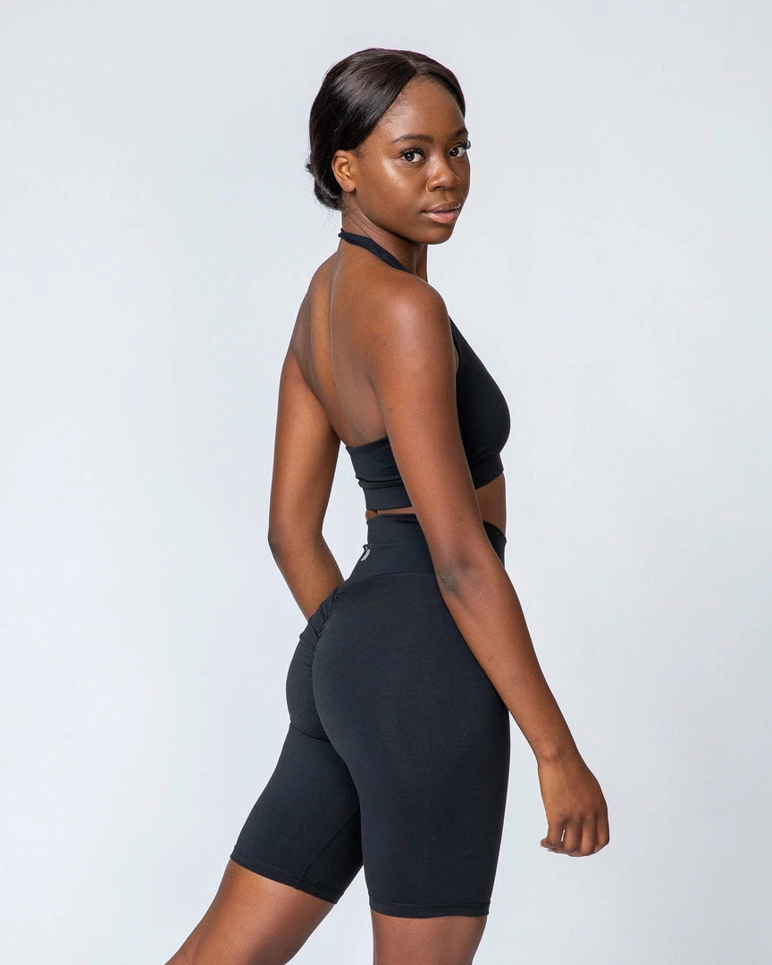 Muscle Nation Halter Bra - Black 3 Muscle Nation Halter Bra - Black