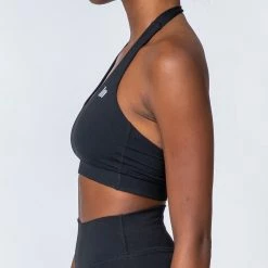 Muscle Nation Halter Bra - Black 14 Muscle Nation Halter Bra - Black