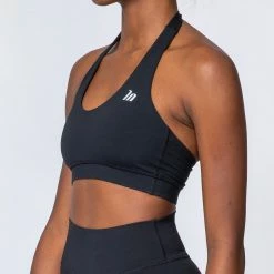 Muscle Nation Halter Bra - Black 15 Muscle Nation Halter Bra - Black