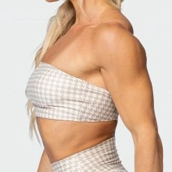 Muscle Nation HBxMN Flair Bandeau - Houndstooth Print