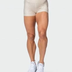 Muscle Nation HBxMN Flair Booty Shorts - Houndstooth Print 13 Muscle Nation HBxMN Flair Booty Shorts - Houndstooth Print