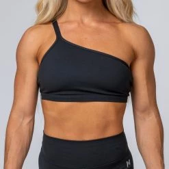 Muscle Nation HBxMN Sea Spray Bralette - Black