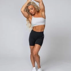 Muscle Nation HBxMN Sea Spray Bralette - Light Grey Womens 12 Muscle Nation HBxMN Sea Spray Bralette - Light Grey Womens