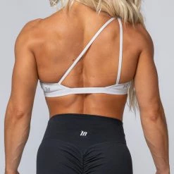 Muscle Nation HBxMN Sea Spray Bralette - Light Grey Womens 17 Muscle Nation HBxMN Sea Spray Bralette - Light Grey Womens