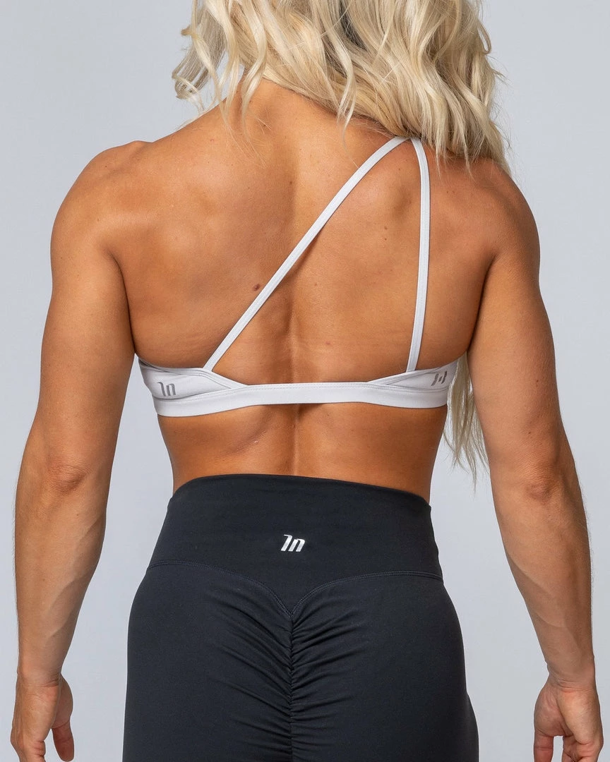 Muscle Nation HBxMN Sea Spray Bralette - Light Grey Womens 10 Muscle Nation HBxMN Sea Spray Bralette - Light Grey Womens