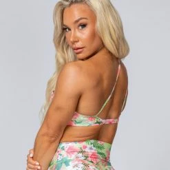 Muscle Nation HBxMN Sea Spray Bralette - Tropical Floral
