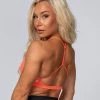 Muscle Nation HBxMN Sun Kissed Bralette - Hot Coral Womens