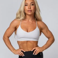 Muscle Nation HBxMN Sun Kissed Bralette - Light Grey