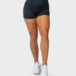 Muscle Nation 30% EOFY SALE Signature Scrunch Booty Shorts - Black 14 Muscle Nation 30% EOFY SALE Signature Scrunch Booty Shorts - Black