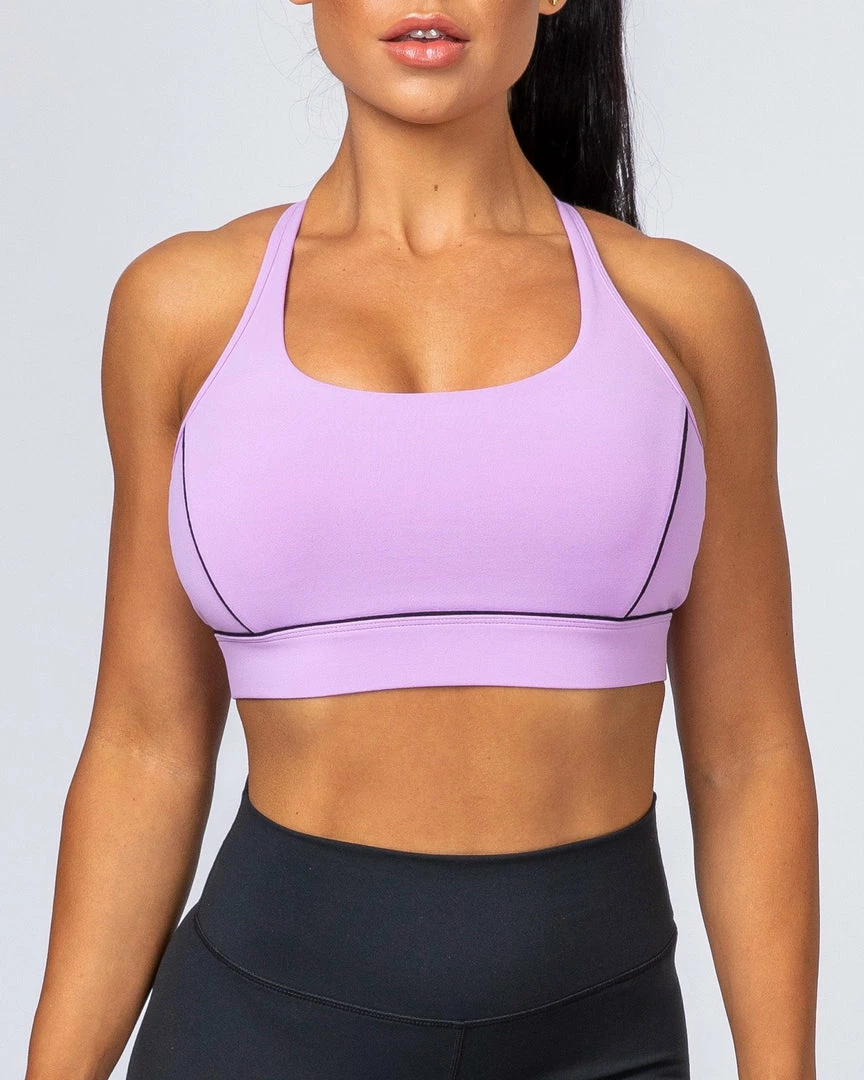 Muscle Nation HIIT Bra - Lilac Womens 3 Muscle Nation HIIT Bra - Lilac Womens