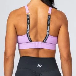 Muscle Nation HIIT Bra - Lilac Womens 18 Muscle Nation HIIT Bra - Lilac Womens