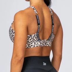 Muscle Nation Womens HIIT Bra - Yellow Leopard 18 Muscle Nation Womens HIIT Bra - Yellow Leopard