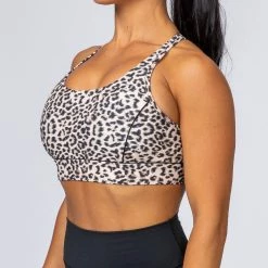 Muscle Nation Womens HIIT Bra - Yellow Leopard 21 Muscle Nation Womens HIIT Bra - Yellow Leopard