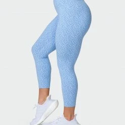 Muscle Nation Welcome To The Club Signature Scrunch 7/8 Leggings - Periwinkle Mini Cheetah Print 12 Muscle Nation Welcome To The Club Signature Scrunch 7/8 Leggings - Periwinkle Mini Cheetah Print